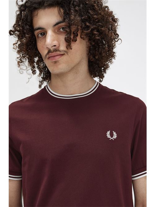 t-shirt bordino Fred Perry | M1588597
